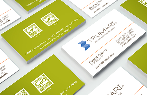 Trumari business cards