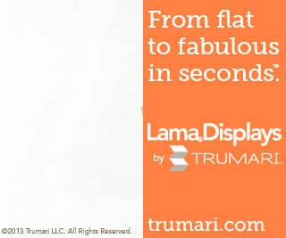 Lama Displays by Trumari animated banner ads featuring ease of deployment