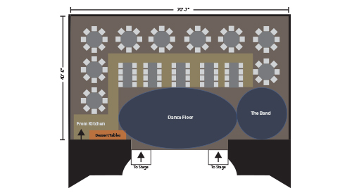 Caravale 2013 event floorplan for Moore Theater stage