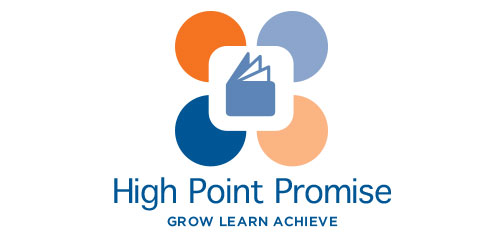 High Point Promise education initiative logo design vertical