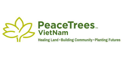 PeaceTrees Vietnam logo design horizontal