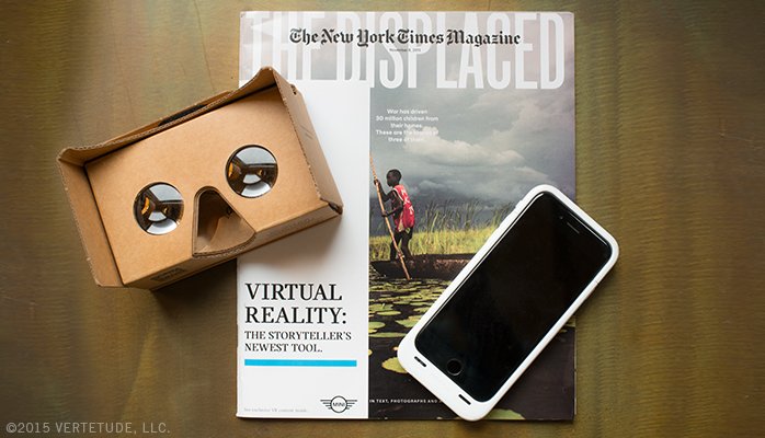 google cardboard new york times magazine iphone